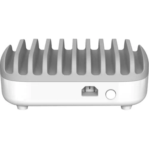 10 Port USB Charg Dock station WHT UK - 10PUSBDKS-UK